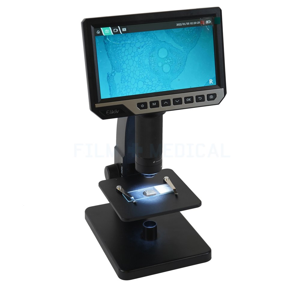 Digital Microscope Light Weight Big Screen Comes With USB Lead & Remote Control FILM MEDICAL